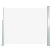 Retractable Side Awning Sun Outdoor Blinds Privacy Screen 120x300cm Cream