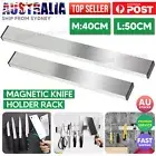 40/50cm Stainless Steel Magnetic Knife Holder Rack Knives Tool Shelf Magnet