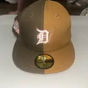 New Era Detroit Tigers 59FIFTY Fitted Hat Cap 1984 World Series Side Patch 7 1/8