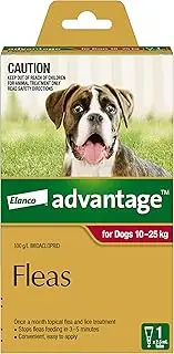 Advantage Fleas for Dogs 10 - 25kg - 1 Pack