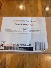 Reda Spare Tire Guard- Vans 2000-2012 Black RSTG_SP2A