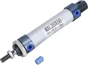 Respicefinem MAL 20mm Single Rod Double Acting Pneumatic Cylinder Aluminum Alloy And Strong Stability For Fixture Indexing Valve Switching With Stroke Options Of 25 50 75 80mm (Stroke 50mm)