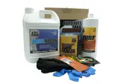BONUS Spout and Gloves - KBS Auto Car Fuel Tank Sealer Repair Kit - up to 100L