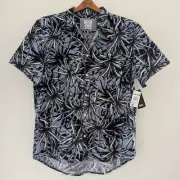 QUICKSILVER Stone Wash Pandanas Bathursts MENS Button Down Shirt XL Modern Fit