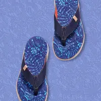 在飛比找momo購物網優惠-【uin】西班牙原創設計 男鞋 拖鞋 星葉彩繪男休閒鞋M11