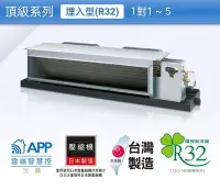 在飛比找Yahoo!奇摩拍賣優惠-高雄 日立變頻埋入式分離式冷氣 R32 冷暖 頂級系列RAD