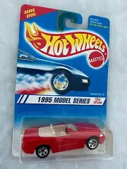 Hot Wheels 1995 Model Series #2 of 12 Cars Red Mercedes SL 5 Spoke