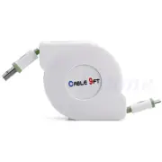 Retractable Micro USB Data Sync Cable Cord For Androids Portable