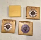 LOT (4) NEW L'Occitane Bar Square Soap Soaps Lavender Shea Butter