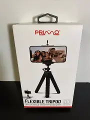 PRIMO- FLEXIBLE TRIPOD ADJUSTABLE SMARTPHONE GRIP- FITS UP TO 3.4"- NEW