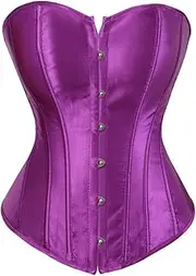 [Kranchungel] Corsets for Women Plus Size Corset Overbust Waist Cincher Bustier Lace Up Corset Top