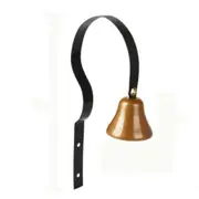 Retro Supplies Home Vintage Shop Decor Metal Training Doorbell Door Bell Pet Dog Bell black