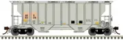Atlas HO Portec 3000 2-Bay Covered Hopper Andersons AEX #9352 20007114