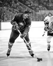Jerry Korab Of The Buffalo Sabres 1970s Old Ice Hockey PHOTO 1