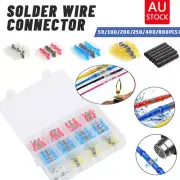 800PCS Waterproof Solder Heat Shrink Seal Sleeve Wire Butt Splice Connectors Kit