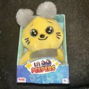 Russ Li'l Peepers Mini Plush - New - Bee