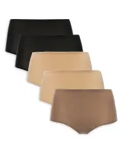 Chantelle Soft Stretch One-Size High-Rise Briefs, Set of 5