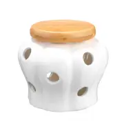 Ginger Keeper Ceramic Garlic Keeper Garlic Saver Kitchen Garlic Holder Storage