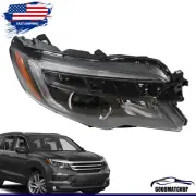 For 2016-2021 Honda Pilot 17-20 Ridgeline Halogen Headlight Right Side W/O DRL (for: Honda)