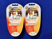 BIC Soleil Smooth Women's Disposable Razors-PACK OF 2
