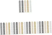 TEHAUX 5sets DIY Jewelry Supplies Metal Beaded End Caps Spacer Beads Caps for Bracelets 500pcs*5