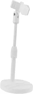 FRCOLOR Nail Lamp Holder Nail Polish Dryer Light Socket Mini Dryer Mic Stand Light Stand Portable Dryer Desktop Stand Mini Nail Dryer Stand Floor Light Holder Microphone Clip Plastic White