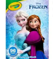 Crayola Frozen 2 Coloring Book with Stickers, 96 Pgs, Arts & Crafts Supplies, Tr