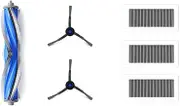 ECOVACS Buddy Kit (Main Brush, Side Brush, Filter) - Original Accessory for X5 Series