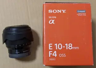 SEL1018 Sony APS-C防手震超廣角變焦鏡頭 E接環10-18mm F4 OSS
