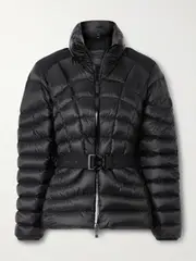 [Moncler] Moncler - Gramont Hooded Belted Quilted Shell Down Jacket - Black - 1 1 Black