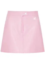 Courrèges Logo Vinyl Mini Skirt - Pink - 38 (UK10 / S) 38 (UK10 / S)