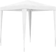 Garden Gazebo 2x2 m, Party Tent Sun Shade Stable Iron Frame Outdoor Metal Gazebo Garden Shelter Waterproof White for Family and Friends Gathering