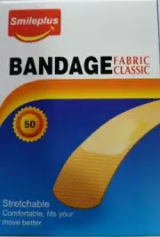 Flexible Fabric Adhesive Bandages for Wound Care & First Aid 50 Sterile 3/4X3"