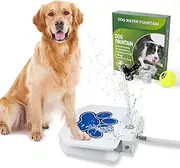 BACOENG Dog Water Fountain Step On