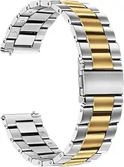 [TQTYFPVQT] Quick Release Stainless Steel Metal Watch Strap 18-24mm Unisex Wristband Replacement Strap Smart Watch Quartz Watch
