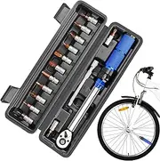 Bike Torque Wrench | Bike Tool Kit - Adjustable Wrenches Torque Tools Sets with Socket Extension Bar Included for Most Screw Travel Mountain Motorcycle Maintenance