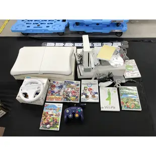 任天堂Wii RVL-001/主机+配件+软件+Wii Fit+Wii手柄+ GC控制器 中古遊戲機 收藏 WII 禮物