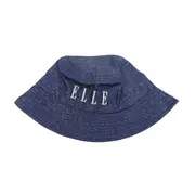 Elle Women's/Ladie's Denim Glitter Cotton Bucket Hat/Sun Cap Headpiece Denim