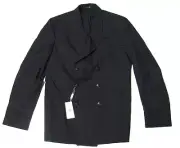 Double Ralph Lauren RRL Mens Italy Navy Wool Slim Tux DB Sportcoat Blazer Jacket
