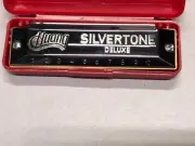 HARMONICA Huang SILVERTONE HARP KEY OF G (NEW) NEVER USED with case HOHNER
