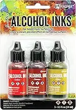 Ranger Tim Holtz - Alcohol Ink 3PKG ORG/YLLW, Orange/Yellow Spectrum