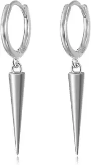 Chic Unique Personalized Punk Minimalist Spike Dangle Drop Hoop Earrings for Wom