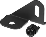 X AUTOHAUX Steel Driver Side Antenna Mount Bracket Holder for Jeep Wrangler JL JLU JK TJ for Jeep Gladiator JT 2018 2019 2020 2021 2022 Black