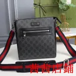 KF二手//斜背包 側背包 專櫃品質GUCCI 男包 肩背包 斜挎包 男生斜背包 大容量 經典老花 單肩包 斜