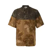 [Dries Van Noten] Engineered Printed Cupro Shirt