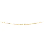 9ct Gold 50cm Solid Round Belcher Chain