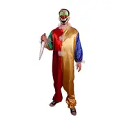 Halloween 1978 Clown Costume Cosplay w/ Mask Unisex Set