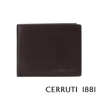 在飛比找PChome24h購物優惠-【Cerruti 1881】限量2折 頂級小牛皮12卡短夾 