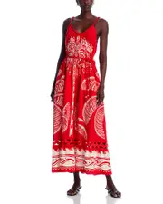 Farm Rio Majestic Coconut Tree Dress