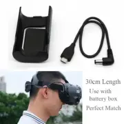 Power Charging Cable+Plastic Battery Case For DJI FPV Combo Goggles V2 Glasses D